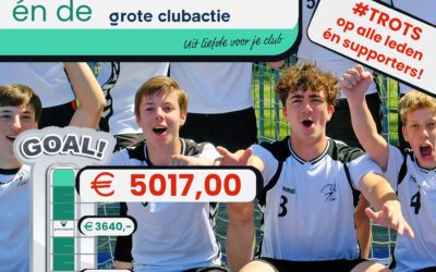 Kassa voor de club: Grote Clubactie en ClubSupport leveren GHV € 5.000,- op